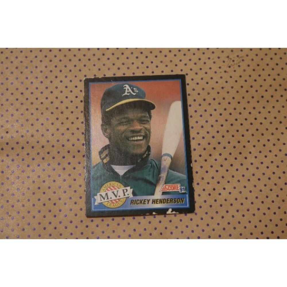 Rickey Henderson #875 Baseball Card (1991)